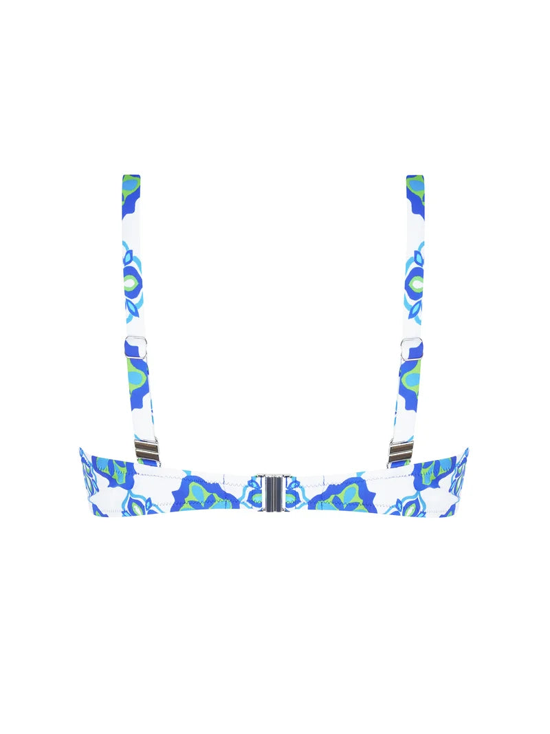 Antigel Swimwear by Lise Charmel - L'Artisane Antigel Balconet Top Bleu Ceramic