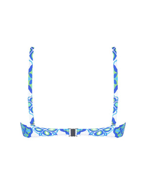 Antigel Swimwear by Lise Charmel - L'Artisane Antigel Wireless Padded Bikini Top Bleu Ceramic