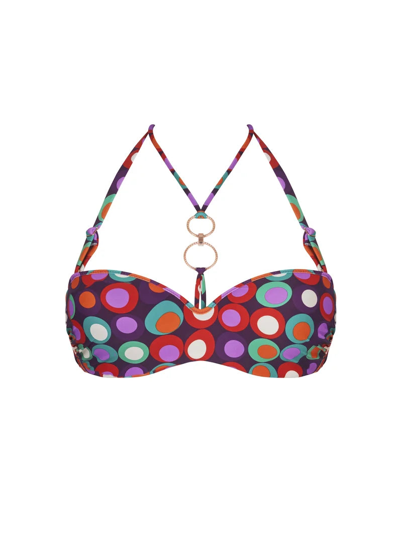 Antigel by Lise Charmel - La Pois Disco Strapless Bandeau Bikini Pois Hippie