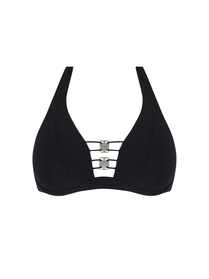 Lise Charmel Swimwear - Eclat D'argent Wired Triangle Bikini Black Argent