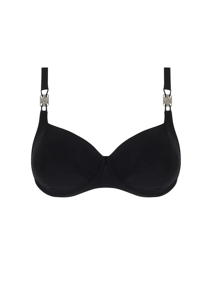 Lise Charmel Swimwear - Eclat D'argent Balconet Bikini Black Argent