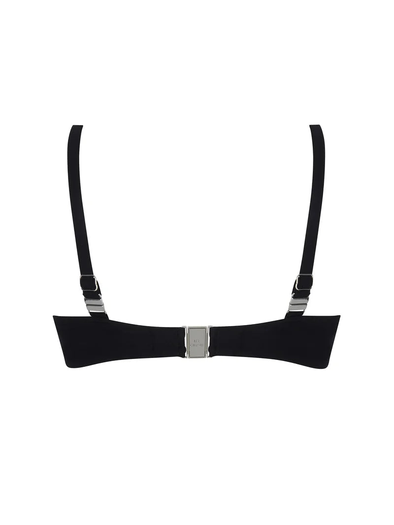 Lise Charmel Swimwear - Eclat D'argent Balconet Bikini Black Argent