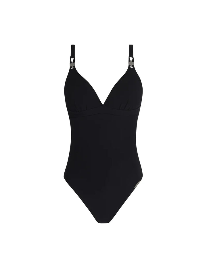 Lise Charmel Swimwear - Eclat D'argent Padded Swimsuit Black Argent