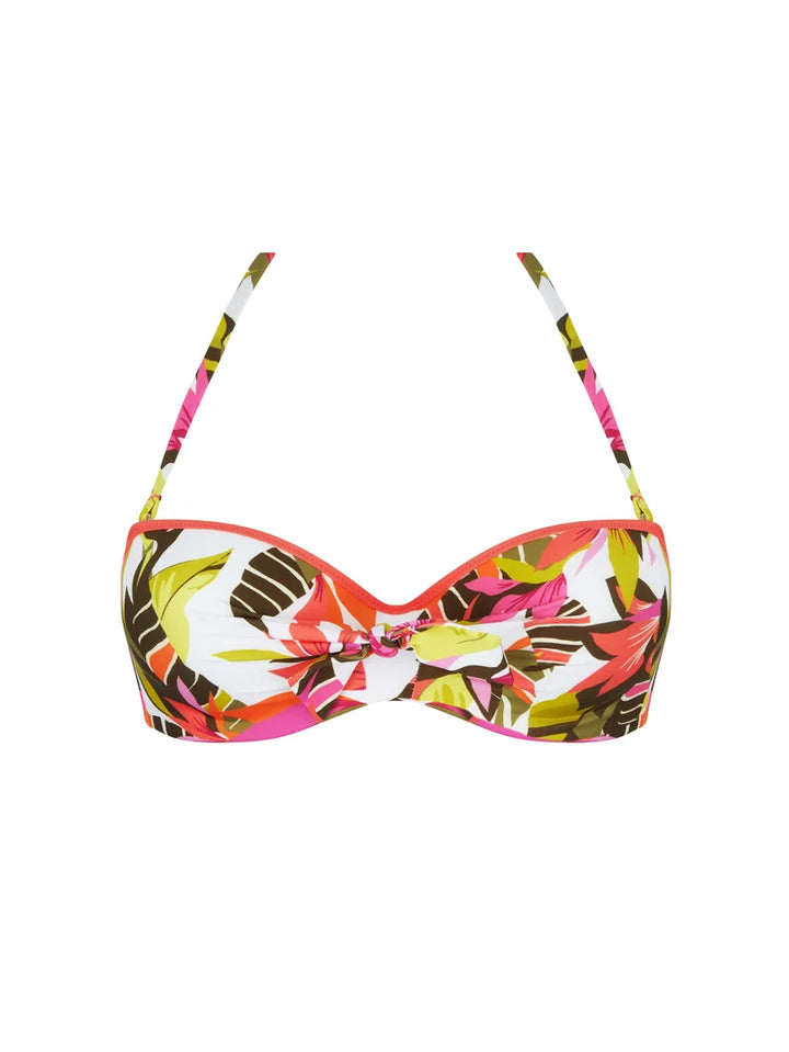 Antigel Swimwear by Lise Charmel - La Radieuse Soft Bandeau Strapless Bikini Blanc Canopee