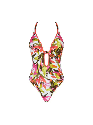 Antigel Swimwear by Lise Charmel - La Radieuse Seductive Wireless Swimsuit Blanc Canopee