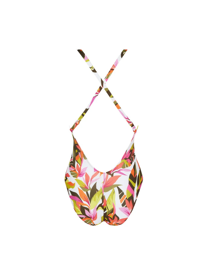 Antigel Swimwear by Lise Charmel - La Radieuse Seductive Wireless Swimsuit Blanc Canopee