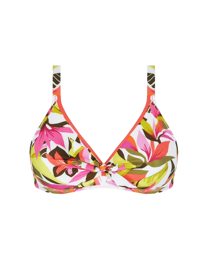 Antigel Swimwear by Lise Charmel - La Radieuse Halter Underwired Bikini Top Blanc Canopee