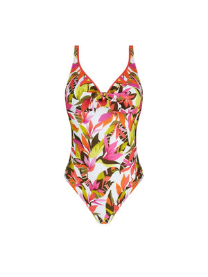 Antigel Swimwear by Lise Charmel - La Radieuse Seductive Wireless Swimsuit Blanc Canopee