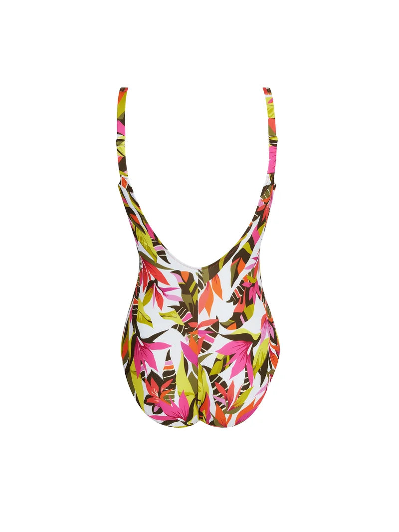 Antigel Swimwear by Lise Charmel - La Radieuse Seductive Wireless Swimsuit Blanc Canopee