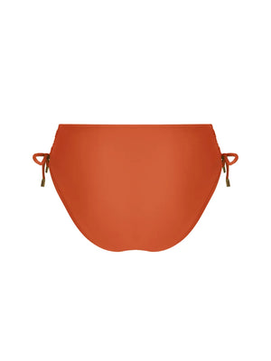 Lise Charmel Swimwear - Sillage Couture Classic Bikini With Adjustable Ties Orange Sillage