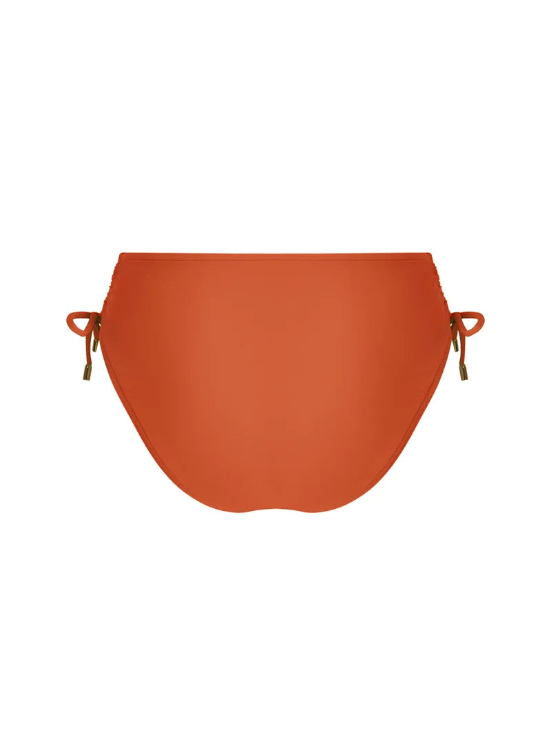 Lise Charmel Swimwear - Sillage Couture Classic Bikini With Adjustable Ties Orange Sillage