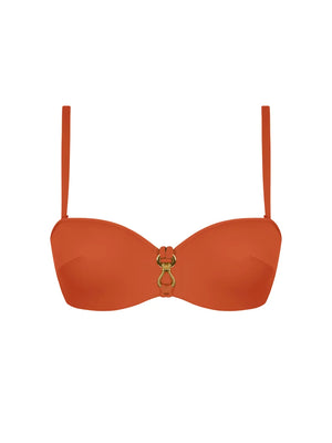 Lise Charmel Swimwear - Sillage Couture Cropped Bustier Orange Sillage