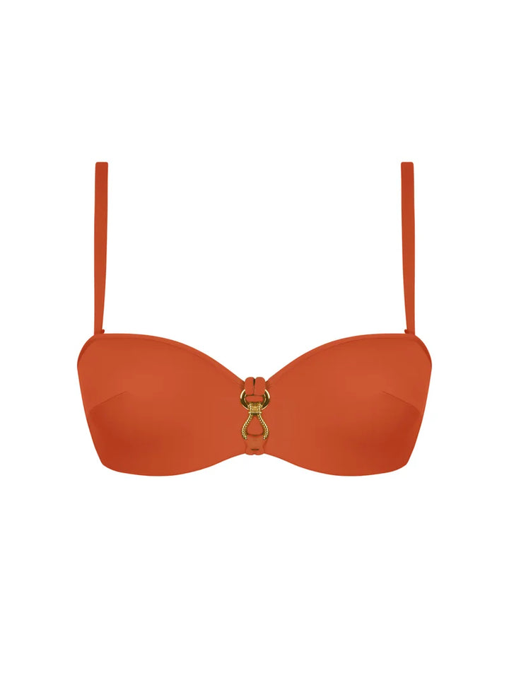 Lise Charmel Swimwear - Sillage Couture Cropped Bustier Orange Sillage