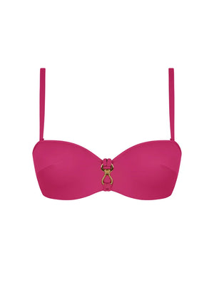 Lise Charmel Swimwear - Sillage Couture Cropped Bustier Fuschia Sillage