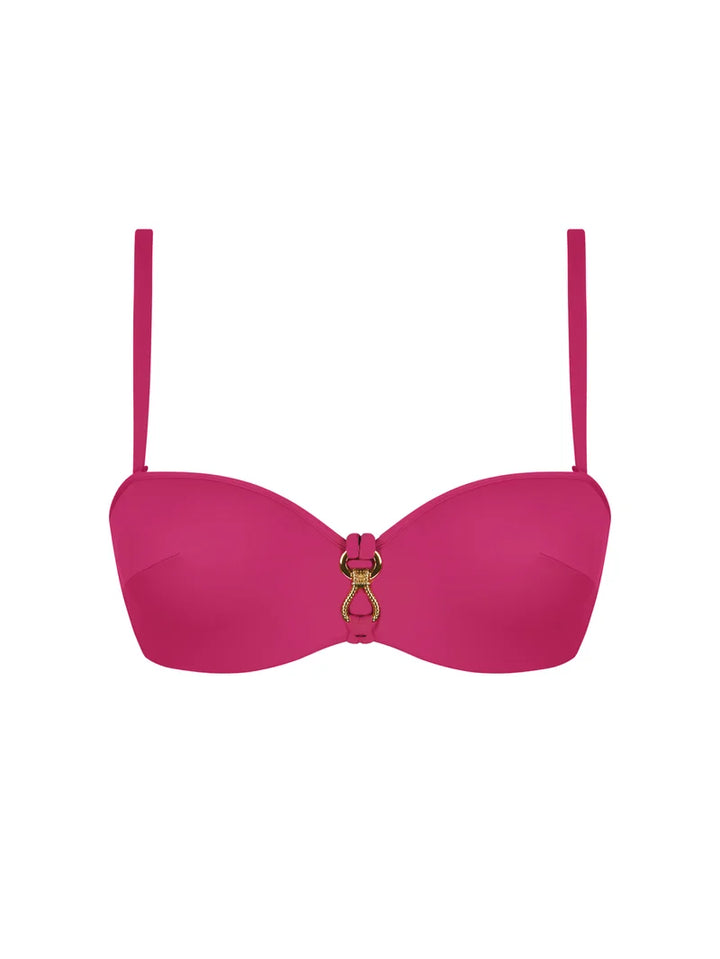 Lise Charmel Swimwear - Sillage Couture Cropped Bustier Fuschia Sillage