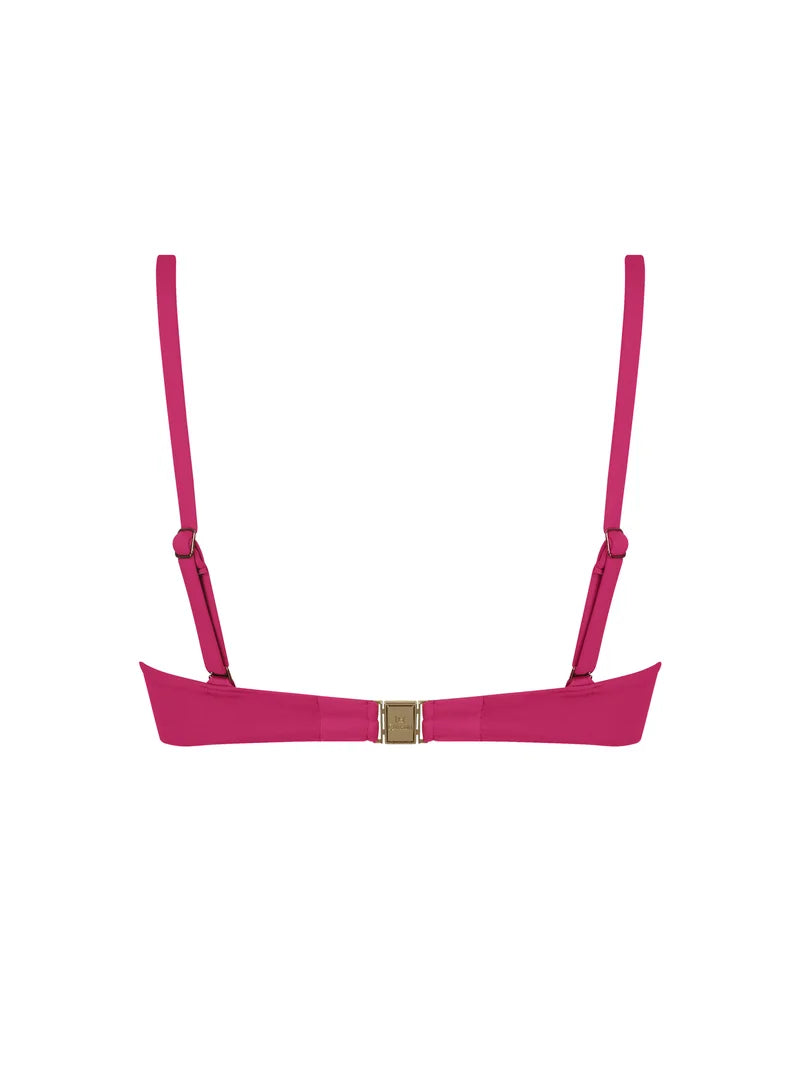 Lise Charmel Swimwear - Sillage Couture Cropped Bustier Fuschia Sillage