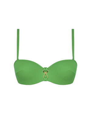 Lise Charmel Swimwear - Sillage Couture Cropped Bustier Vert Sillage