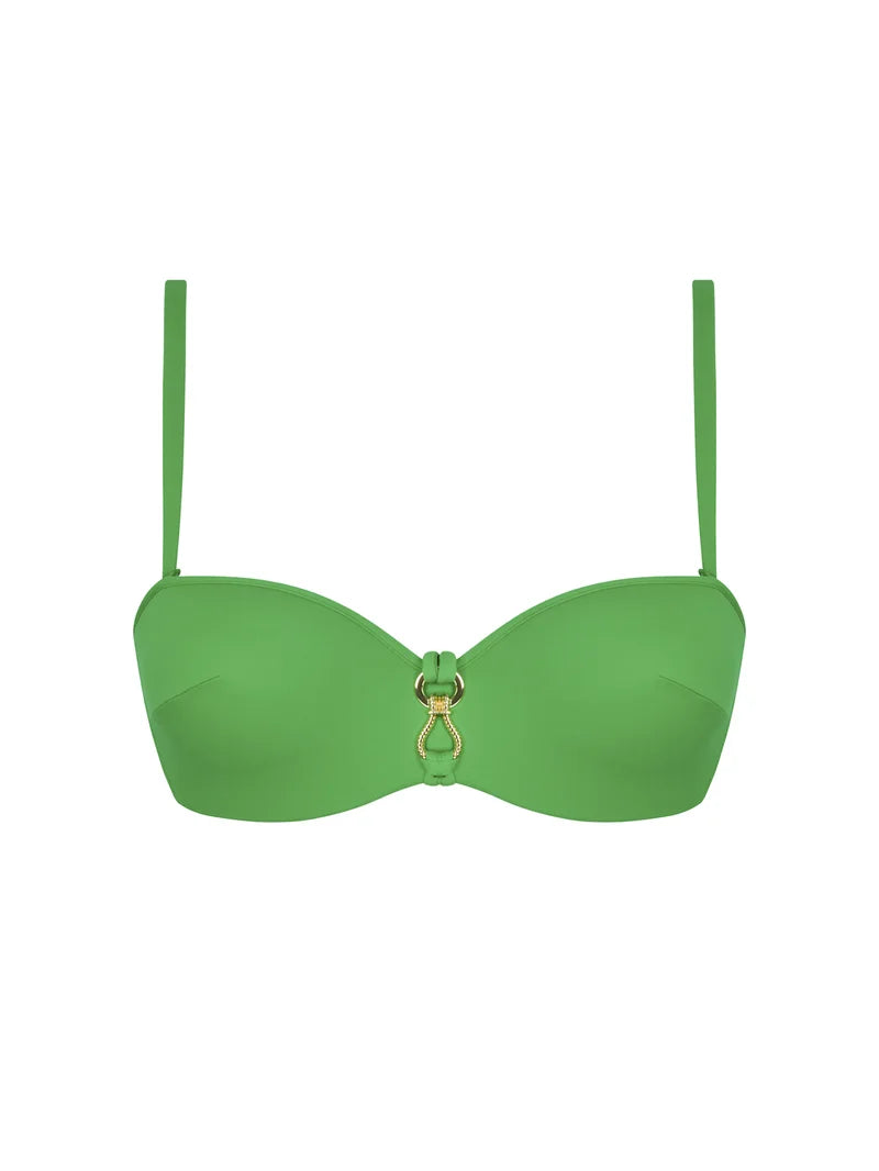 Lise Charmel Swimwear - Sillage Couture Cropped Bustier Vert Sillage