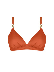 Lise Charmel Swimwear - Sillage Couture Wireless Padded Bikini Top Orange Sillage