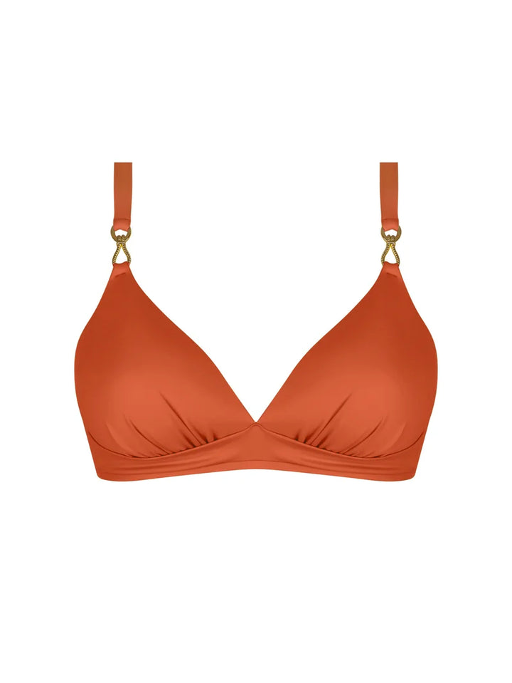 Lise Charmel Swimwear - Sillage Couture Wireless Padded Bikini Top Orange Sillage