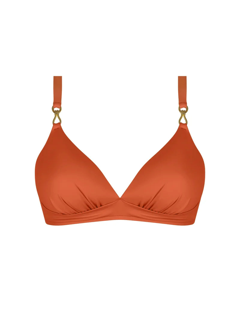 Lise Charmel Swimwear - Sillage Couture Wireless Padded Bikini Top Orange Sillage