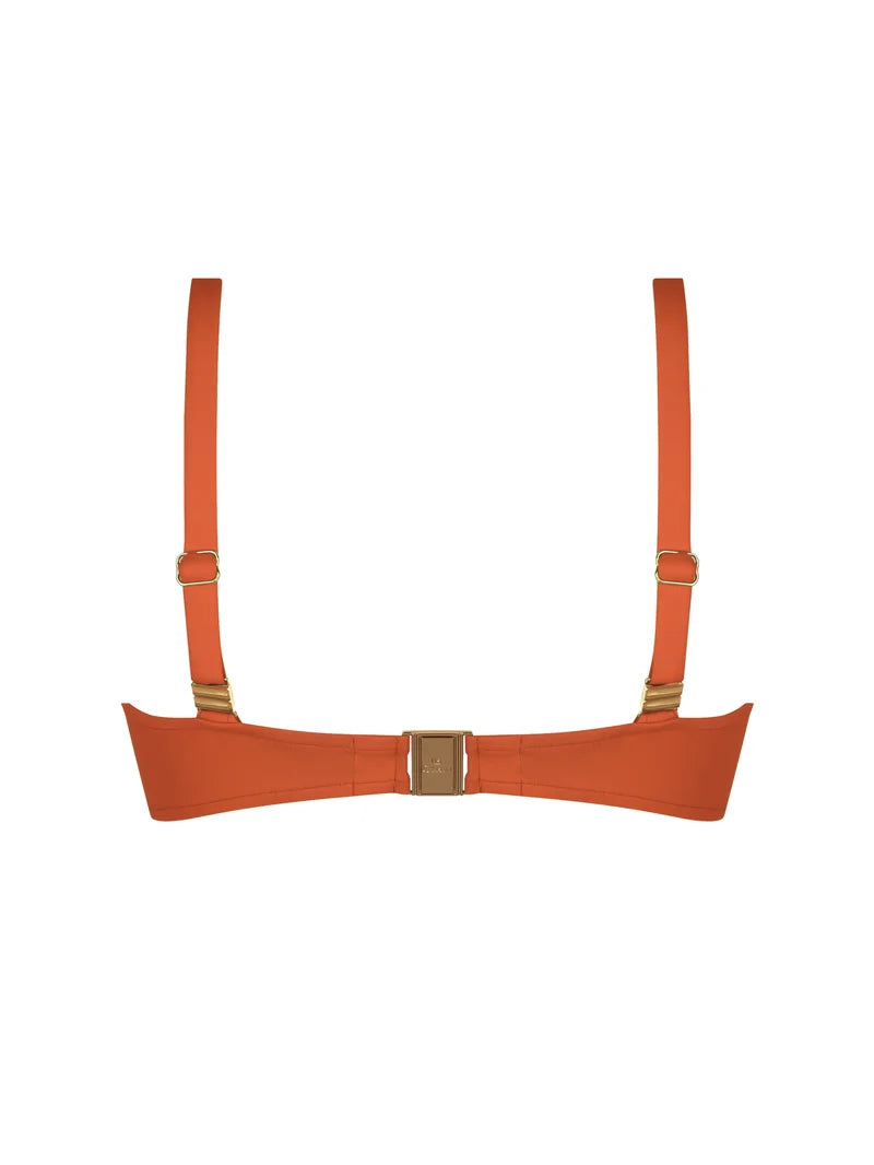 Lise Charmel Swimwear - Sillage Couture Wireless Padded Bikini Top Orange Sillage