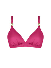 Lise Charmel Swimwear - Sillage Couture Wireless Padded Bikini Top Fuschia Sillage