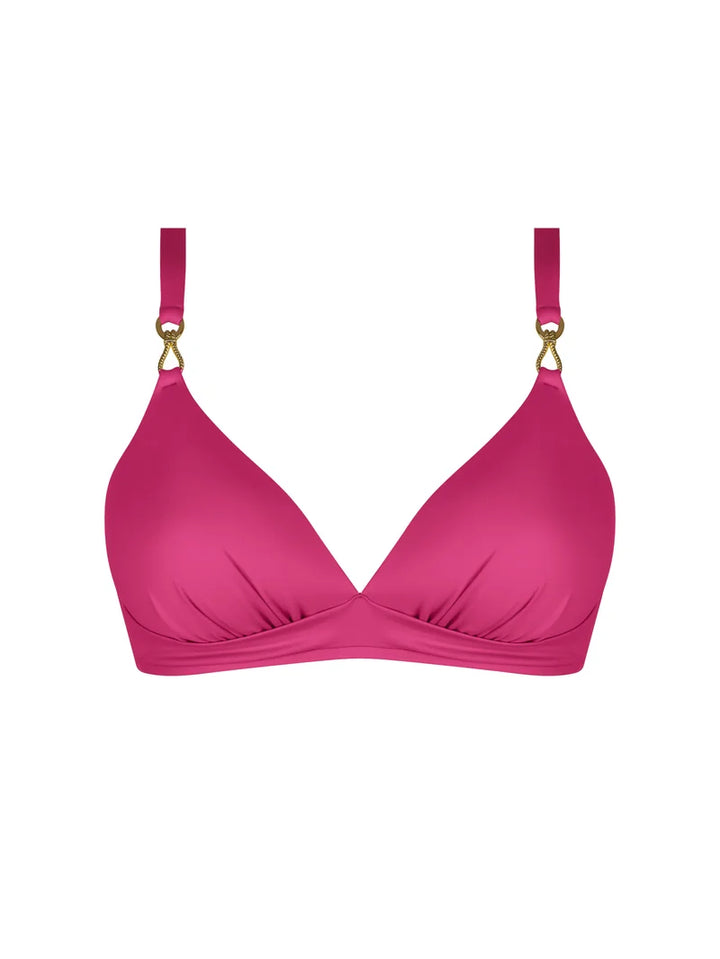 Lise Charmel Swimwear - Sillage Couture Wireless Padded Bikini Top Fuschia Sillage