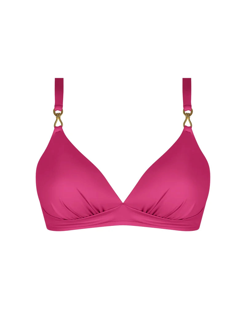Lise Charmel Swimwear - Sillage Couture Wireless Padded Bikini Top Fuschia Sillage