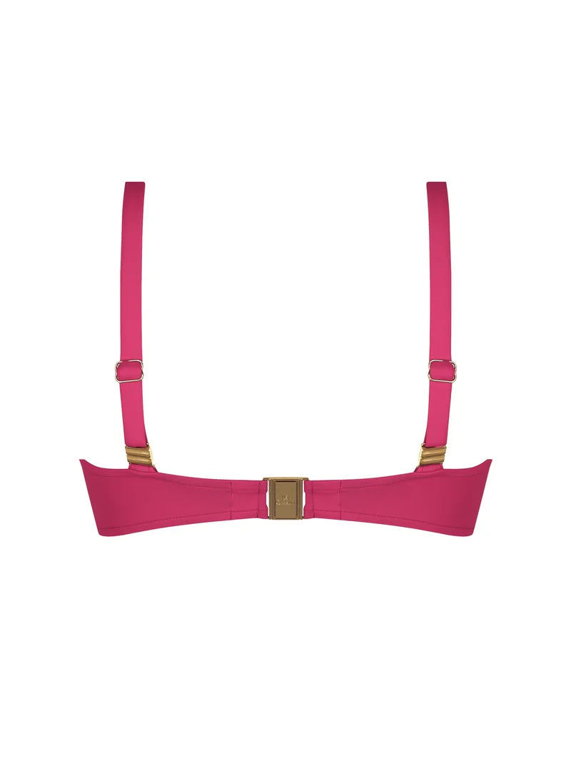 Lise Charmel Swimwear - Sillage Couture Wireless Padded Bikini Top Fuschia Sillage