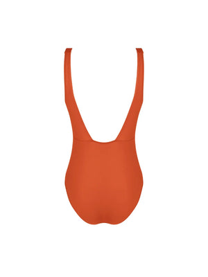 Lise Charmel Swimwear - Sillage Couture Wireless Swimsuit Underbreast Jewel Orange Sillage