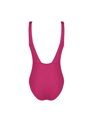 Lise Charmel Swimwear - Sillage Couture Wireless Swimsuit Underbreast Jewel Fuschia Sillage