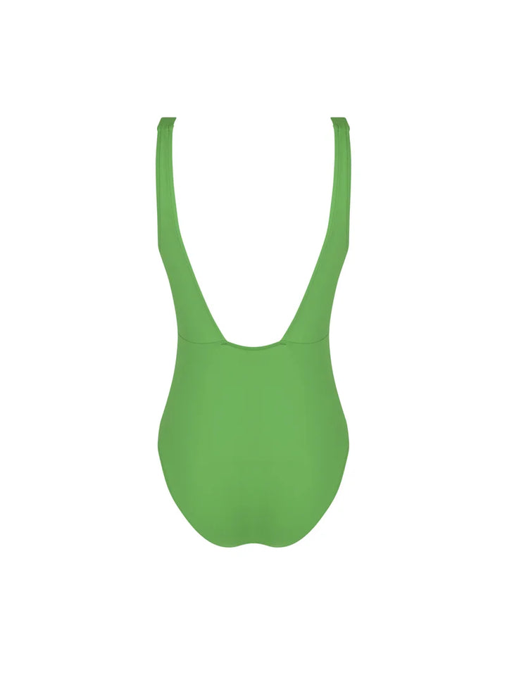 Lise Charmel Swimwear - Sillage Couture Wireless Swimsuit Underbreast Jewel Vert Sillage