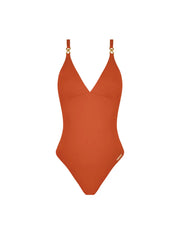Lise Charmel Swimwear - Sillage Couture Wireless Swimsuit Strap Jewel Orange Sillage