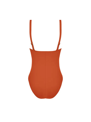 Lise Charmel Swimwear - Sillage Couture Wireless Swimsuit Strap Jewel Orange Sillage