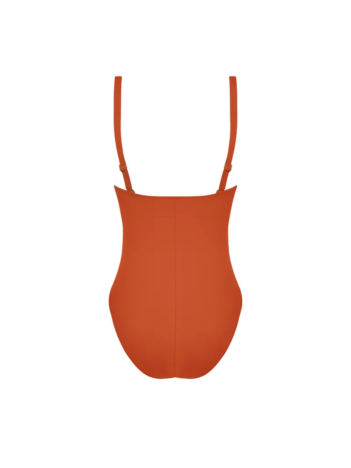 Lise Charmel Swimwear - Sillage Couture Wireless Swimsuit Strap Jewel Orange Sillage