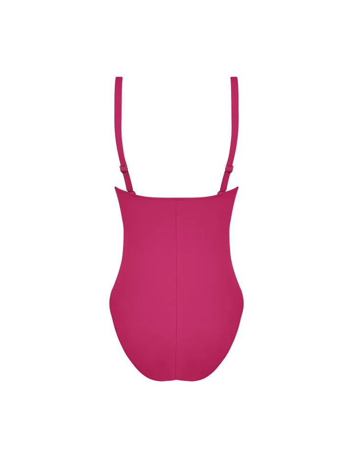 Lise Charmel Swimwear - Sillage Couture Wireless Swimsuit Strap Jewel Fuschia Sillage