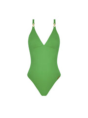 Lise Charmel Swimwear - Sillage Couture Wireless Swimsuit Strap Jewel Vert Sillage