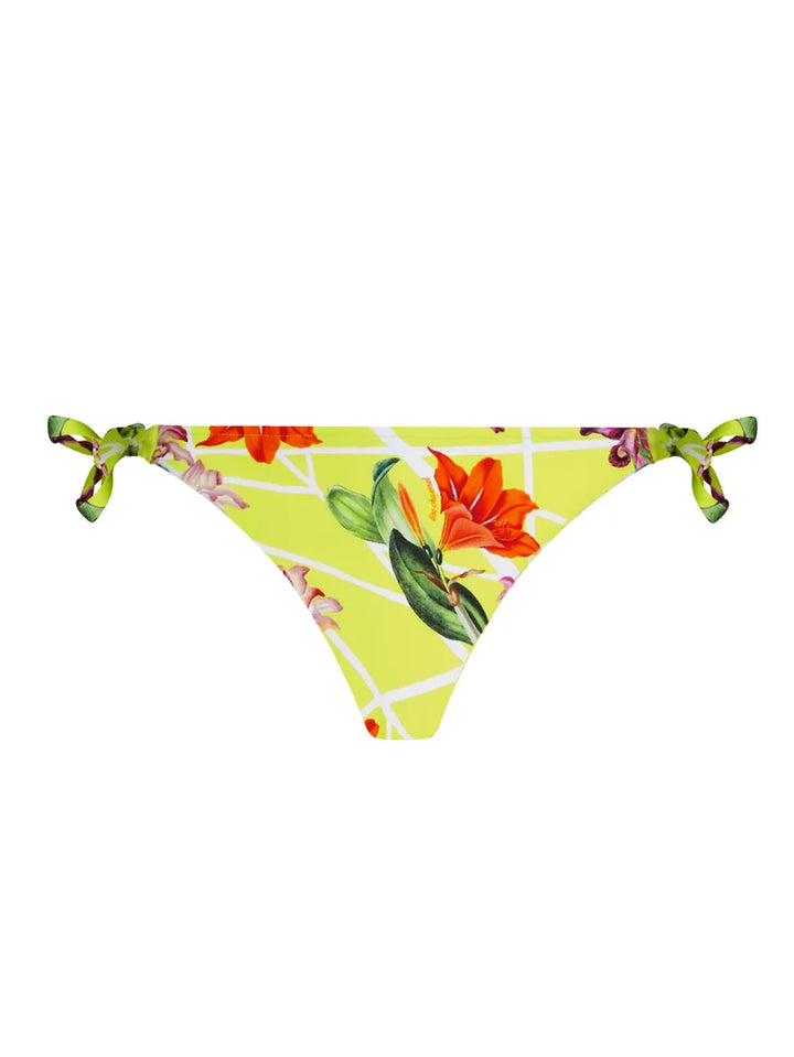 Lise Charmel Swimwear - Fleurs Splendeur Bikini With Narrow Sides Splendeur Lime