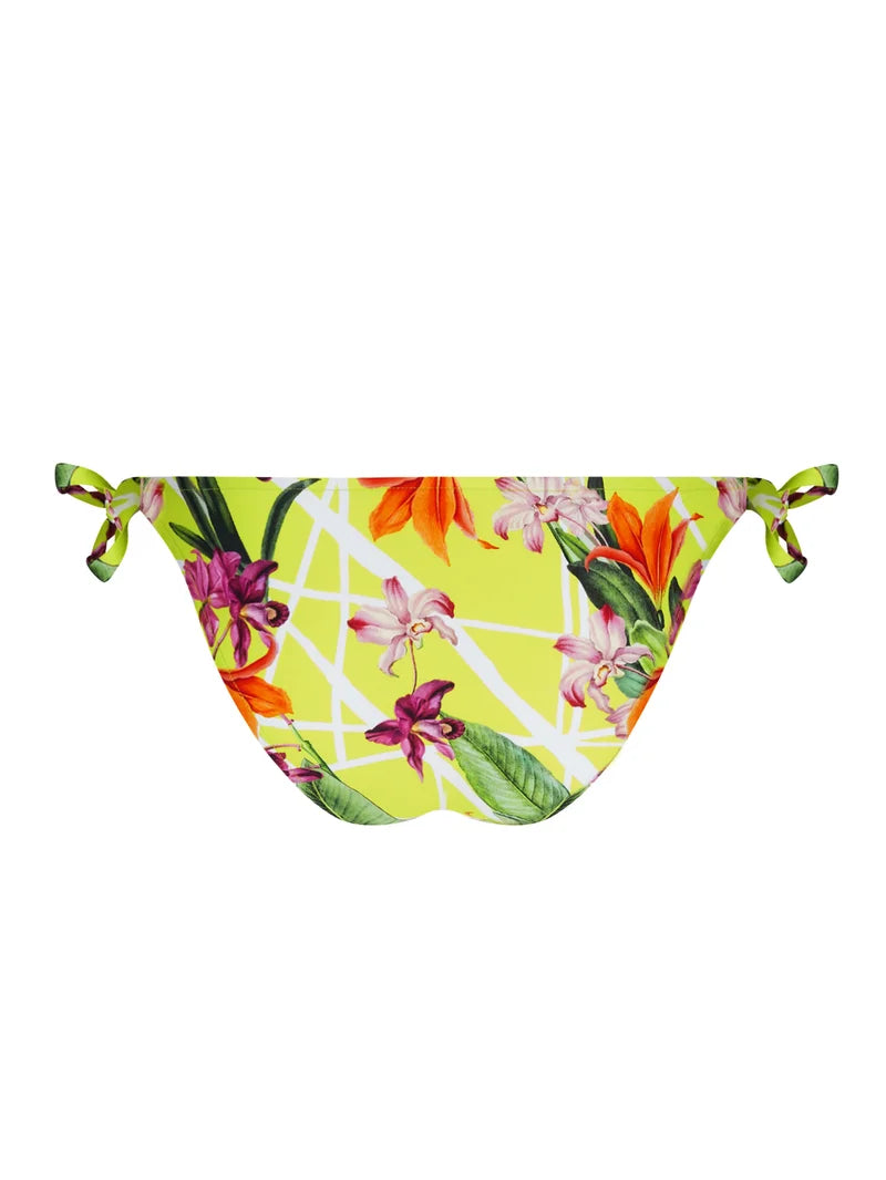 Lise Charmel Swimwear - Fleurs Splendeur Bikini With Narrow Sides Splendeur Lime