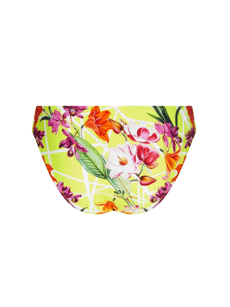 Lise Charmel Swimwear - Fleurs Splendeur Wide Side And Bottom Bikini Splendeur Lime