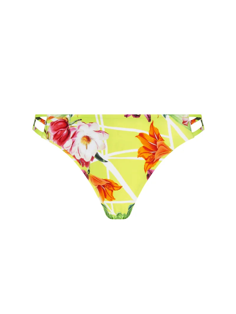 Lise Charmel Swimwear - Fleurs Splendeur Low Waist Brazilian Bikini Splendeur Lime