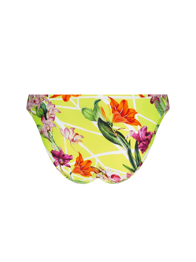 Lise Charmel Swimwear - Fleurs Splendeur Low Waist Brazilian Bikini Splendeur Lime