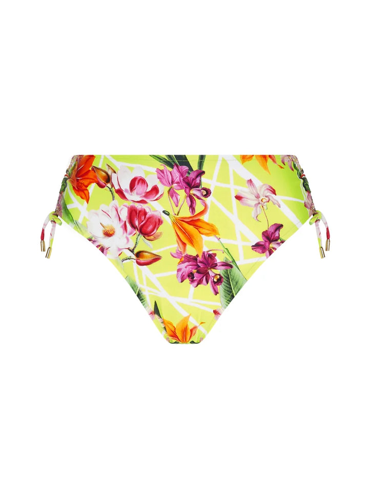 Lise Charmel Swimwear - Fleurs Splendeur Classic Bikini With Ties Splendeur Lime