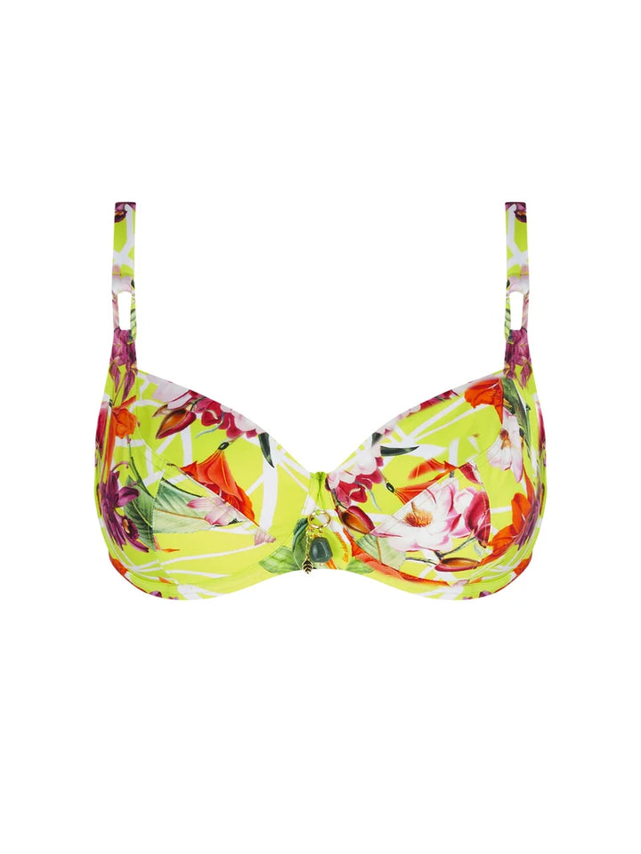 Lise Charmel Swimwear - Fleurs Splendeur Balconet Bikini Splendeur Lime