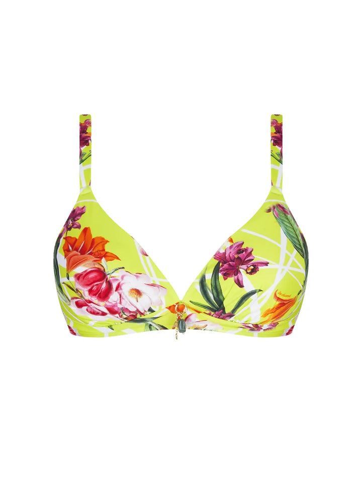 Lise Charmel Swimwear - Fleurs Splendeur Wireless Padded Bikini Splendeur Lime