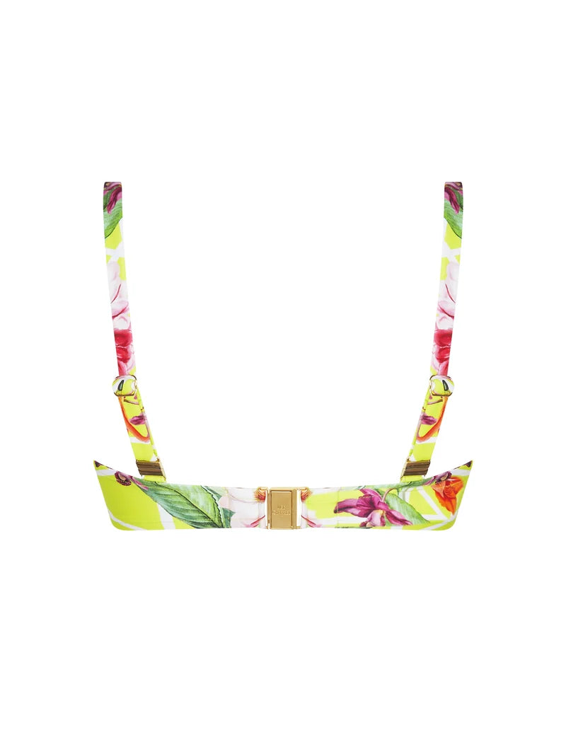 Lise Charmel Swimwear - Fleurs Splendeur Wireless Padded Bikini Splendeur Lime