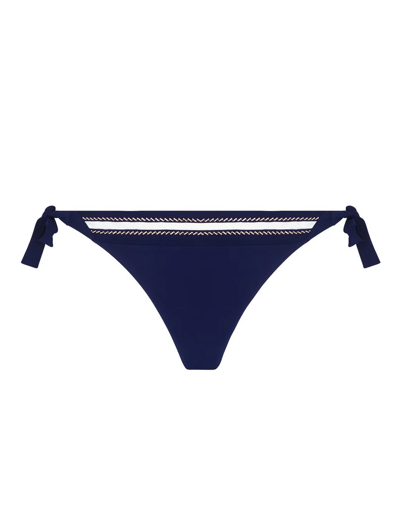 Lise Charmel Swimwear - Cordage Precieux Bikini With Narrow Sides Cordage Navy