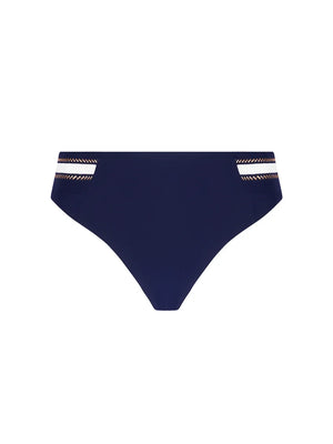 Lise Charmel Swimwear - Cordage Precieux Bikini Wide Side Bottom Cordage Navy