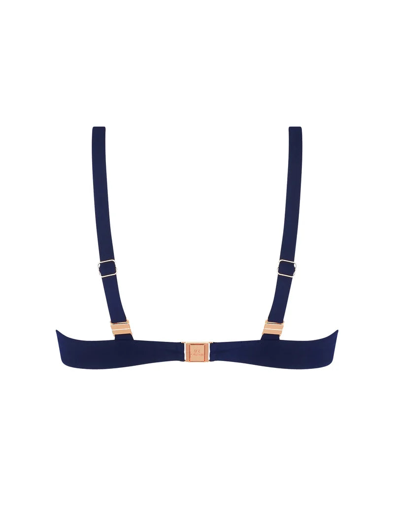 Lise Charmel Swimwear - Cordage Precieux Underwired Triangle Bikini Cordage Navy